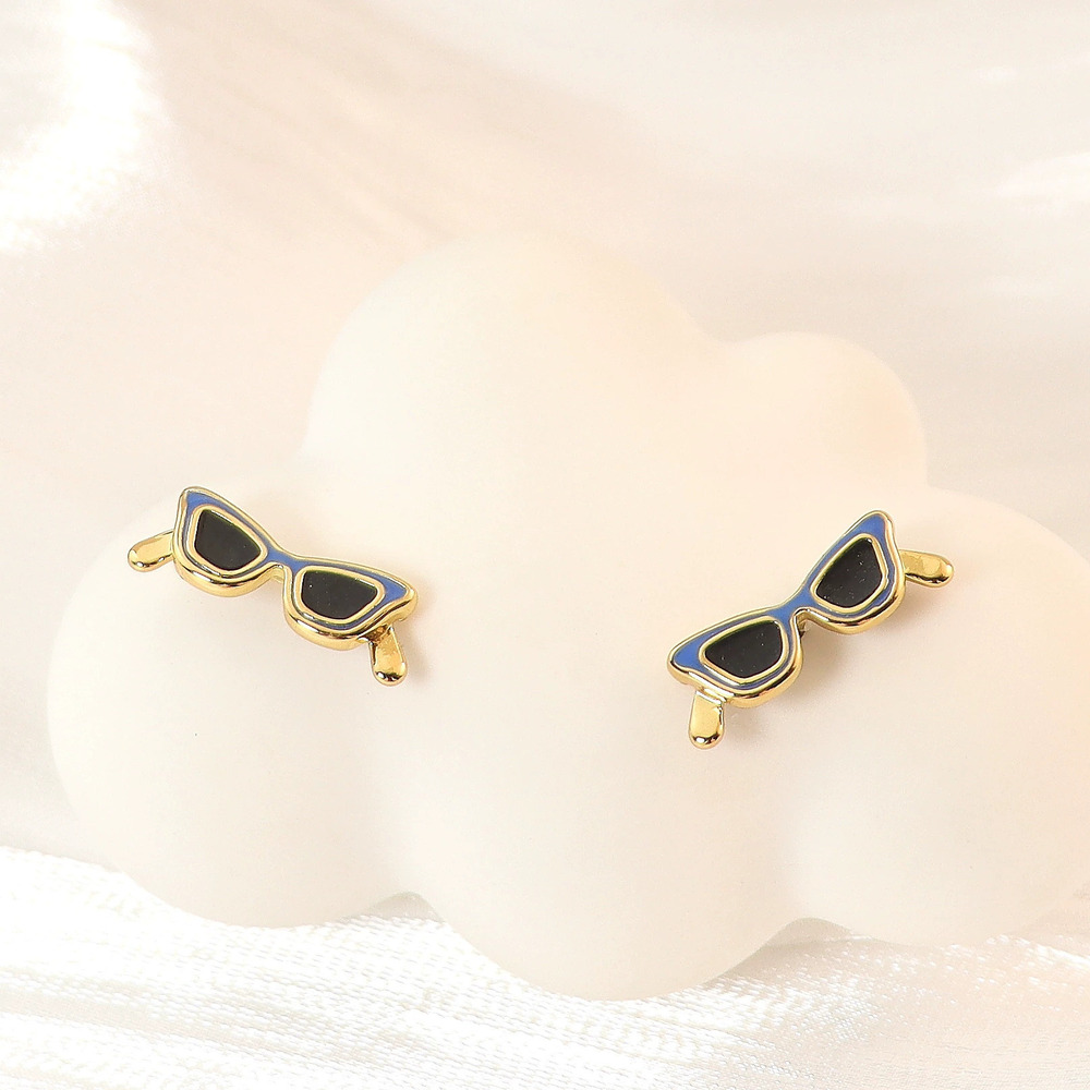 Kate SPADE Qingdao Creative Sunglasses Enamel High Heel Earrings
